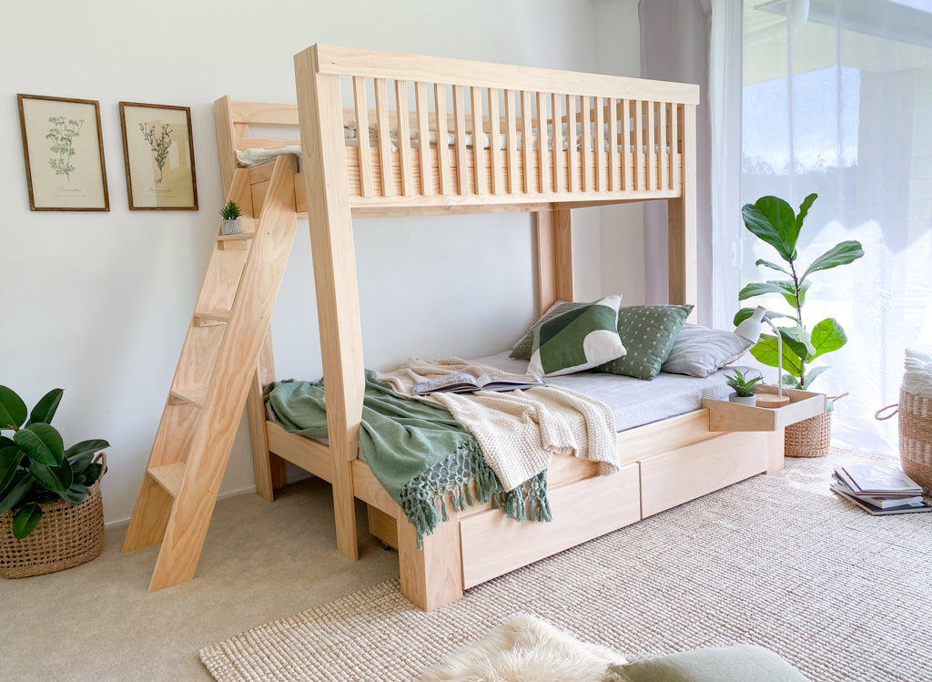 Family Scandi bunk bed PINE Magic of wood PTY LTD