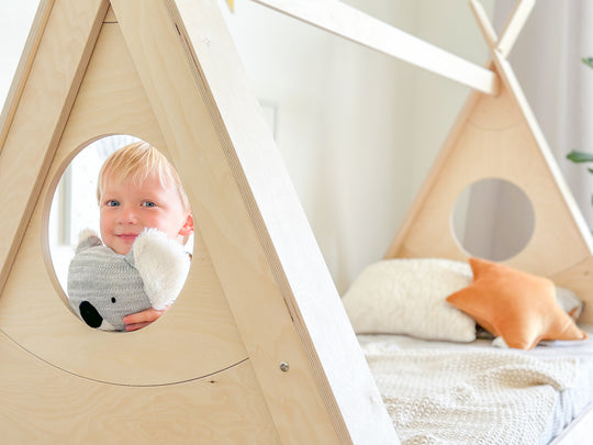 Teepee Canopy floor bed