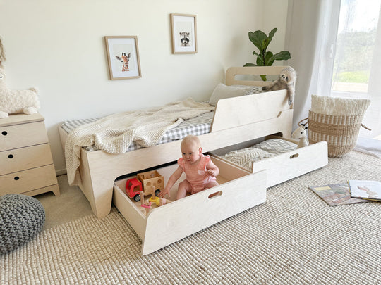 Set of drawers for Flippable bed