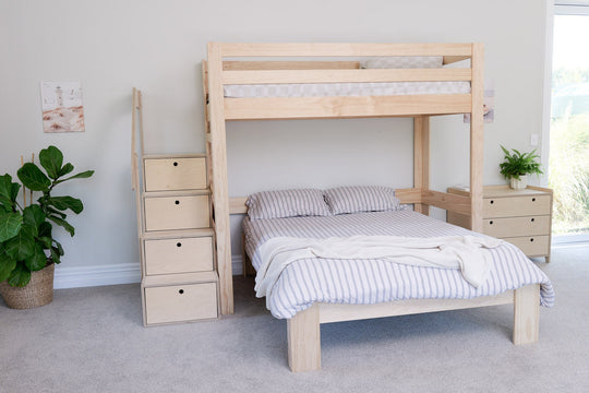 Family Classic T-shaped Bunk Bed PINE