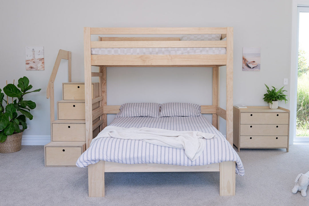 Family Classic T-shaped Bunk Bed PINE
