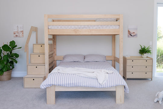 Family Classic T-shaped Bunk Bed PINE