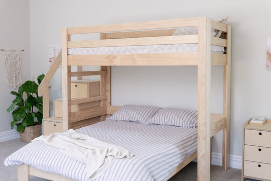Family Classic T-shaped Bunk Bed PINE