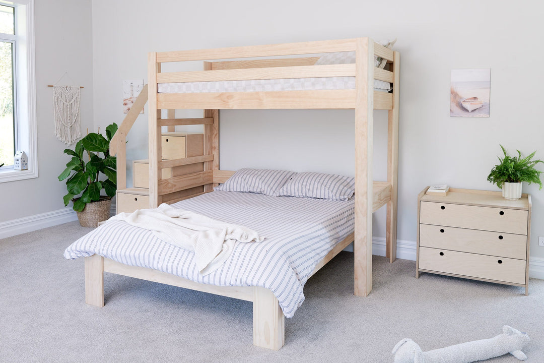 Family Classic T-shaped Bunk Bed PINE