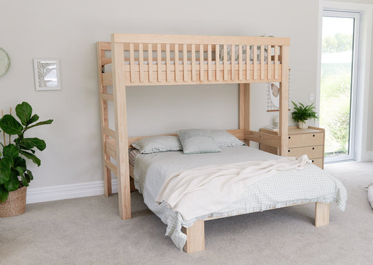 Family Scandi T-shaped Bunk Bed PINE