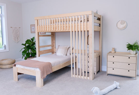 Scandinavia L-shaped Bunk Bed PINE