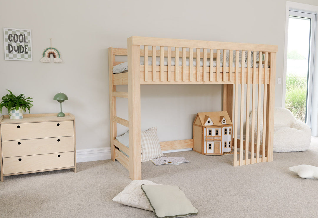 Scandinavia LOW Loft Bed PINE