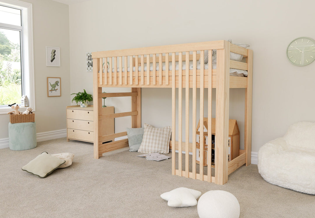 Scandinavia LOW Loft Bed PINE