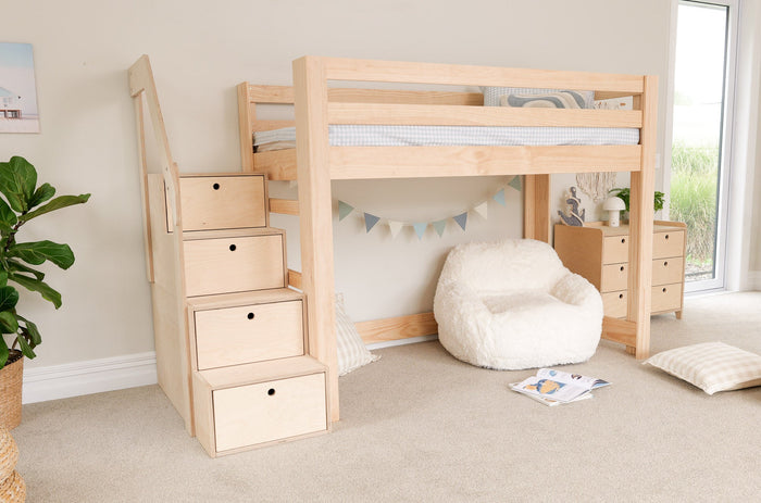 Classic LOW Loft Bed PINE