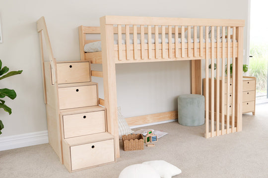Scandinavia LOW Loft Bed PINE