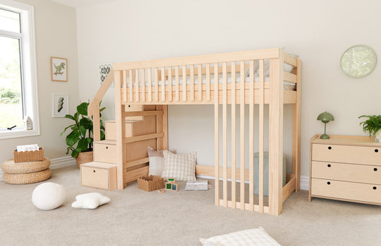 Scandinavia LOW Loft Bed PINE