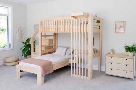 Scandinavia L-shaped Bunk Bed PINE