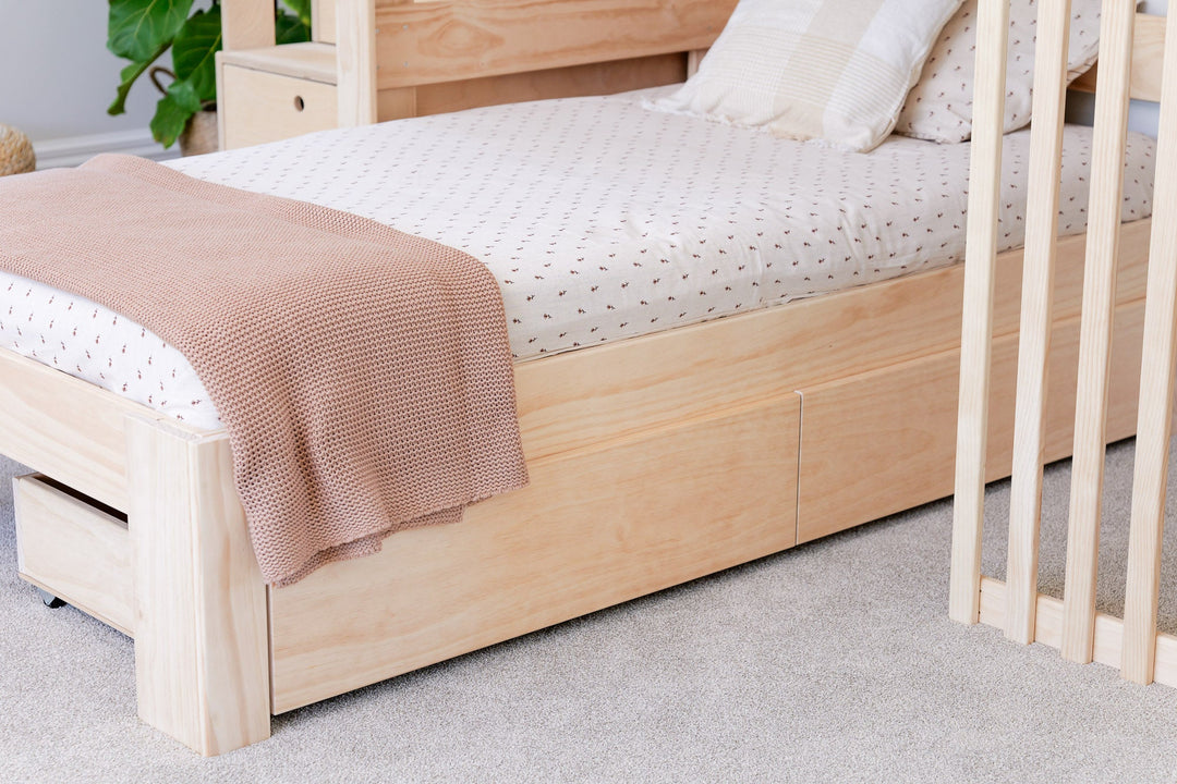 Scandinavia L-shaped Bunk Bed PINE