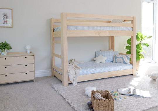Classic LOW Bunk Bed PINE