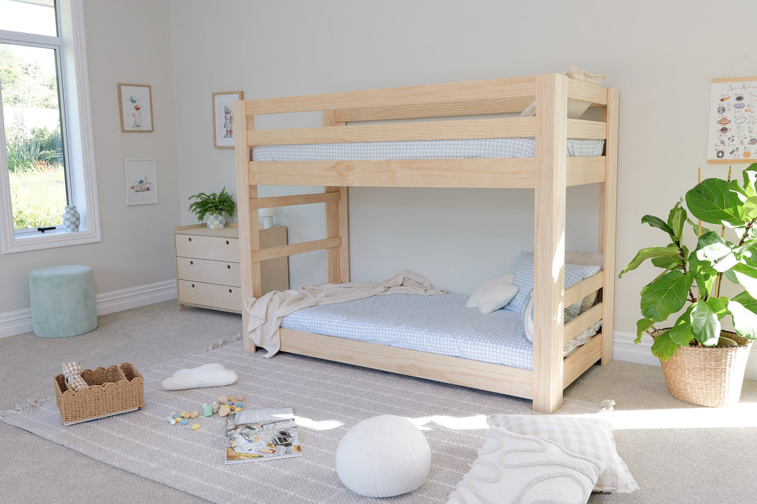 Classic LOW Bunk Bed PINE