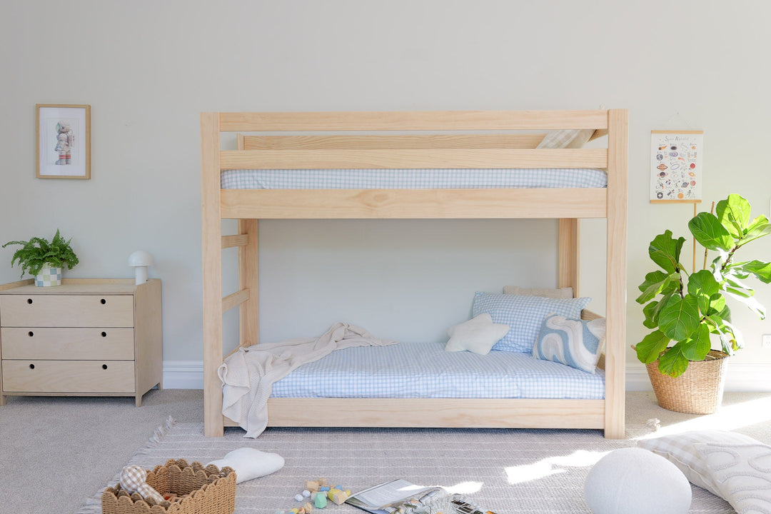 Classic LOW Bunk Bed PINE