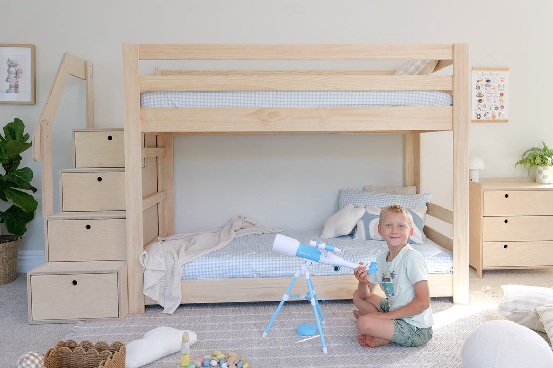 Classic LOW Bunk Bed PINE
