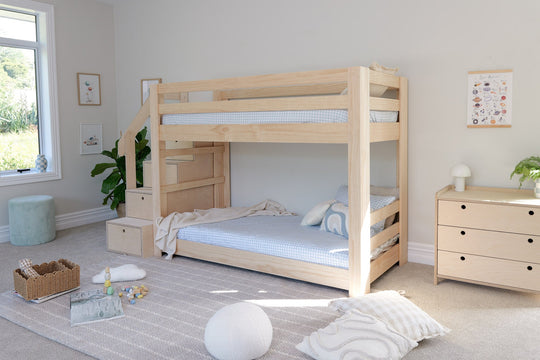 Classic LOW Bunk Bed PINE