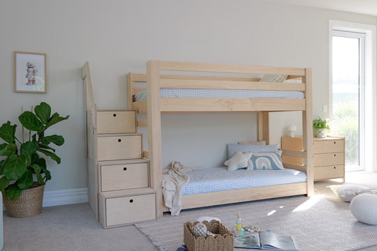 Classic LOW Bunk Bed PINE