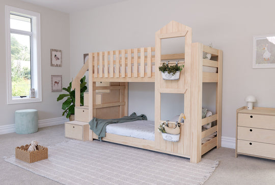 Country House LOW Bunk Bed PINE