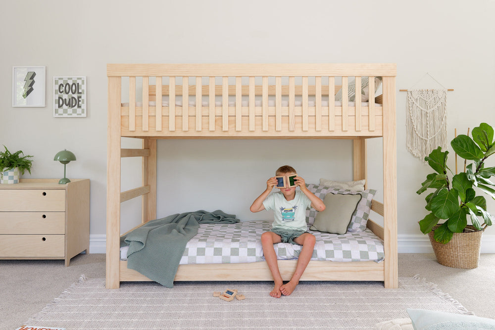 Scandi LOW Bunk Bed PINE