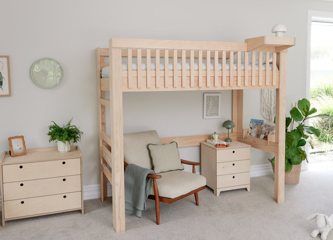 Scandi Loft Bed PINE
