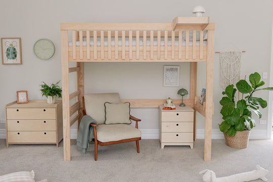 Scandi Loft Bed PINE