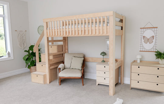 Scandi Loft Bed PINE