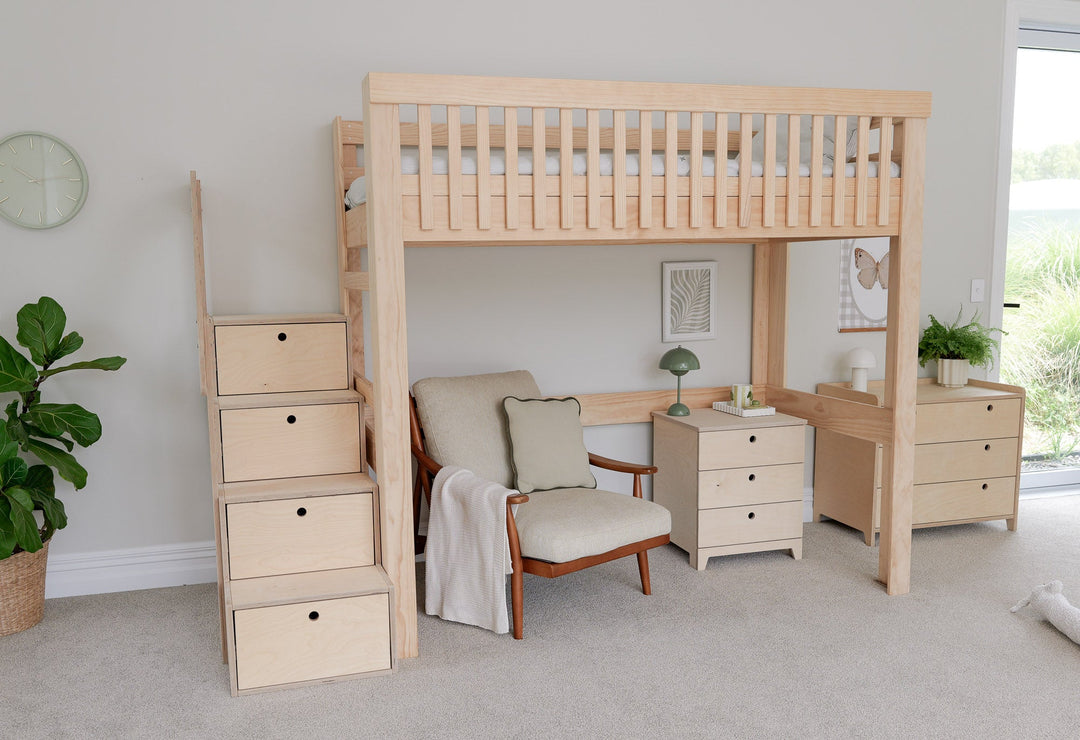 Scandi Loft Bed PINE