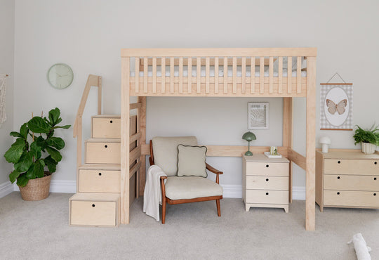 Scandi Loft Bed PINE
