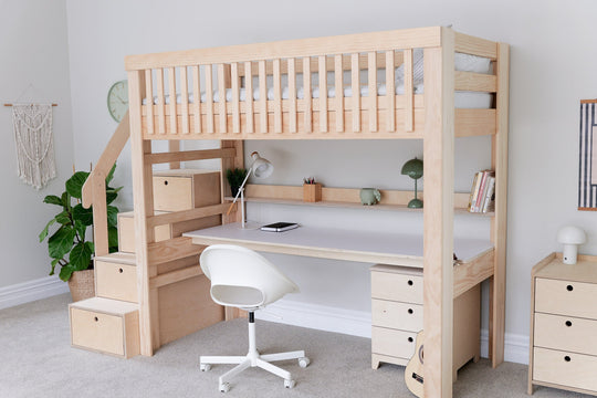Scandi Loft Bed PINE