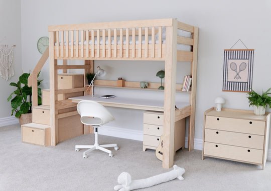 Scandi Loft Bed PINE