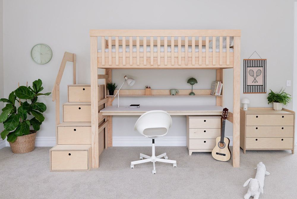Scandi Loft Bed PINE