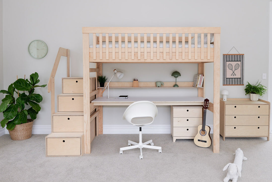 Scandi Loft Bed PINE