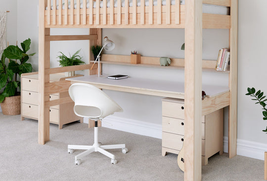 Scandi Loft Bed PINE
