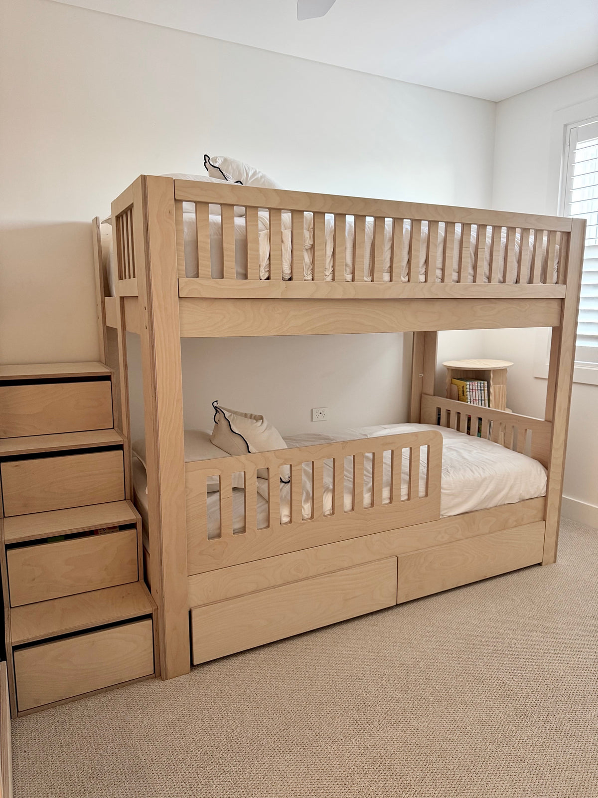 Magic of Wood bunk bed in a real customer bedroom