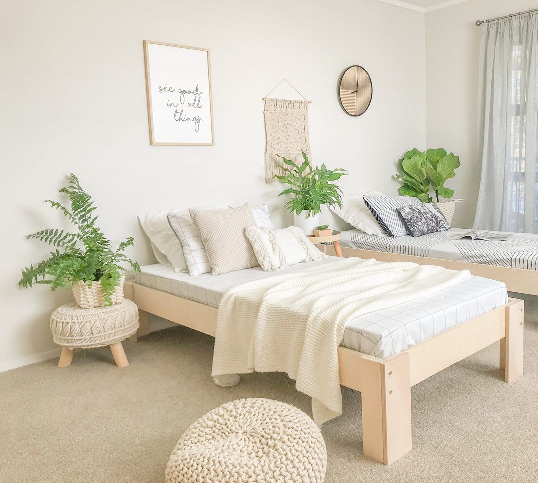 Scandi Loft bed with desk