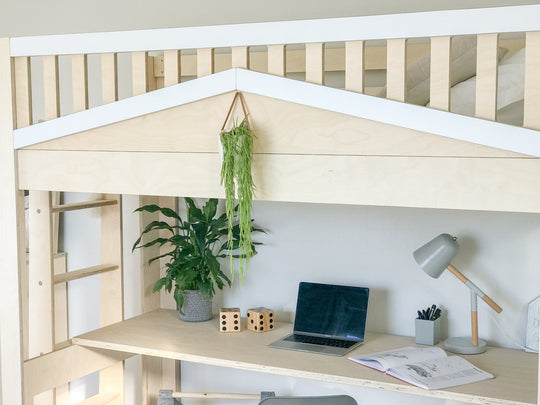 Cozy Loft bed with desk