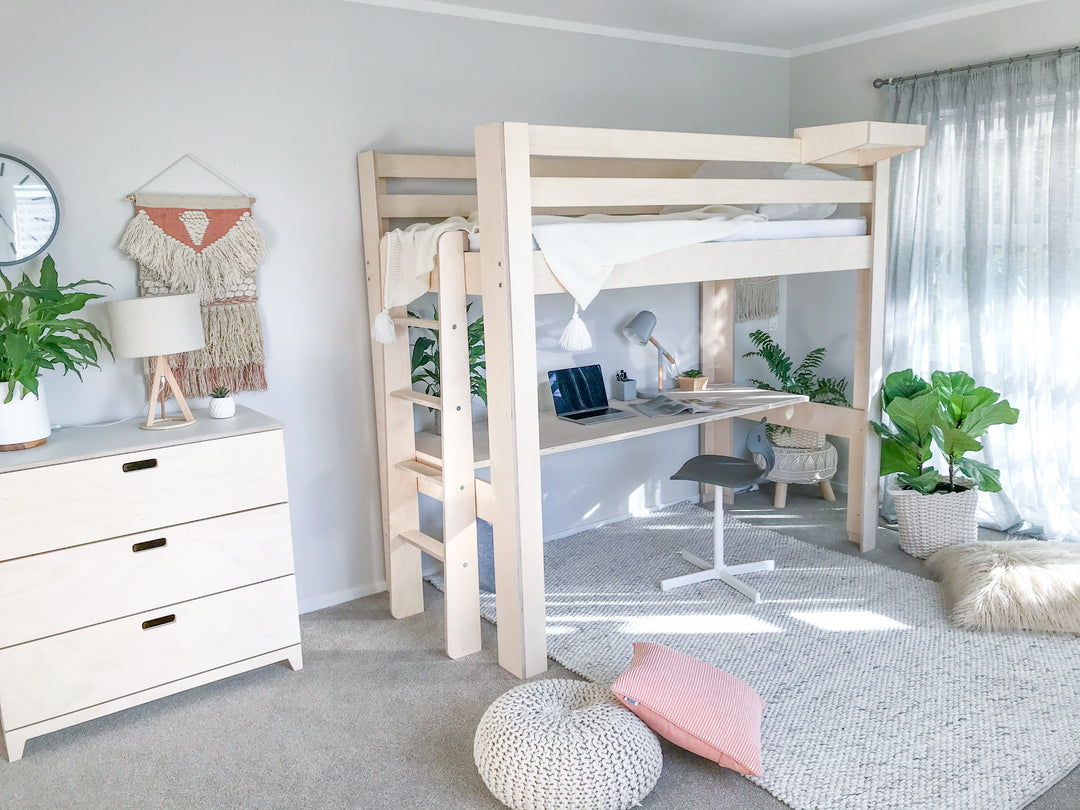 Classic Loft bed with desk