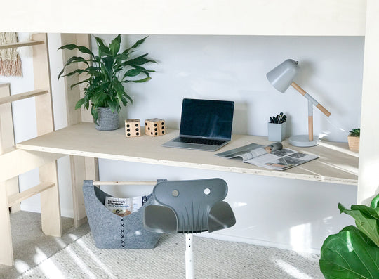 Classic Loft bed with desk