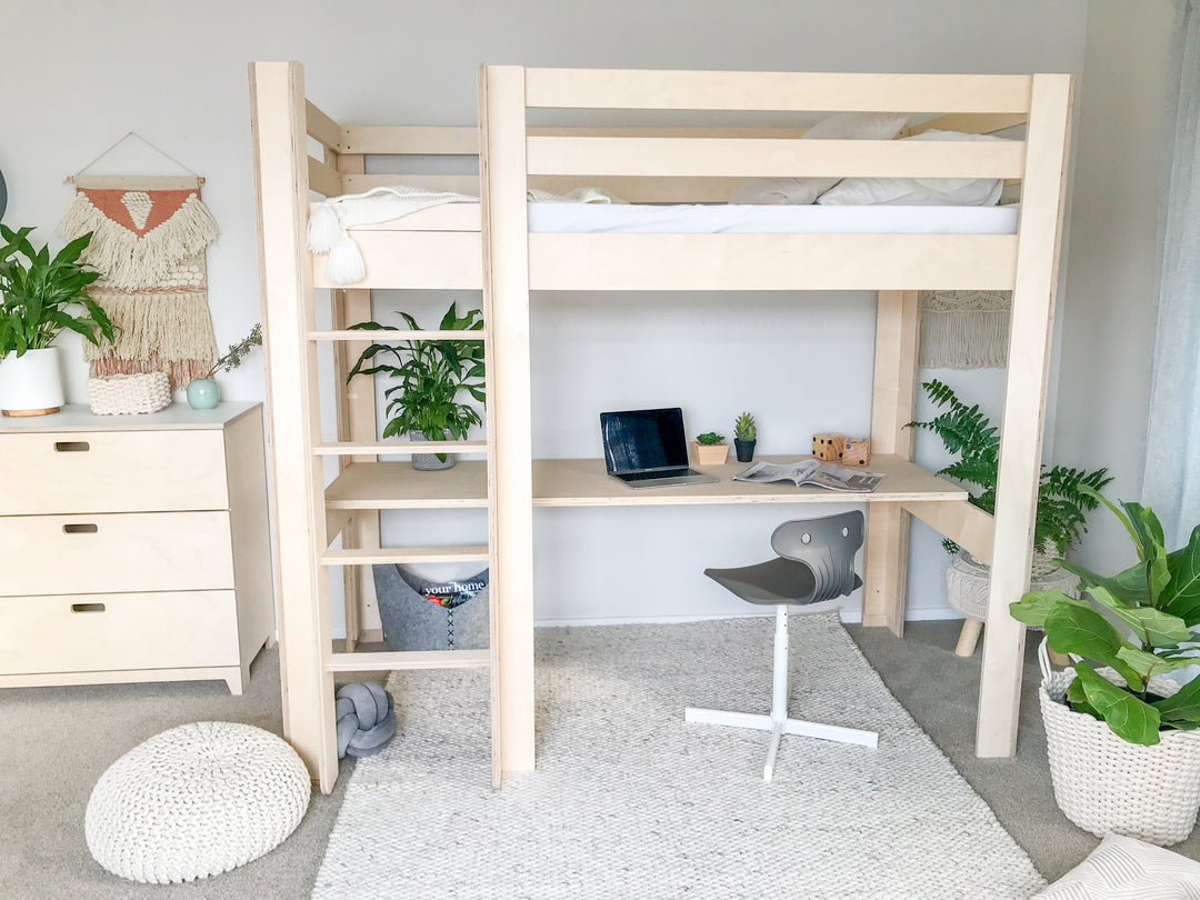 Classic Loft bed with desk