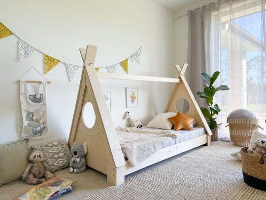 Teepee Canopy floor bed