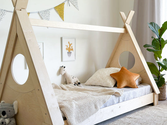 Teepee Canopy floor bed