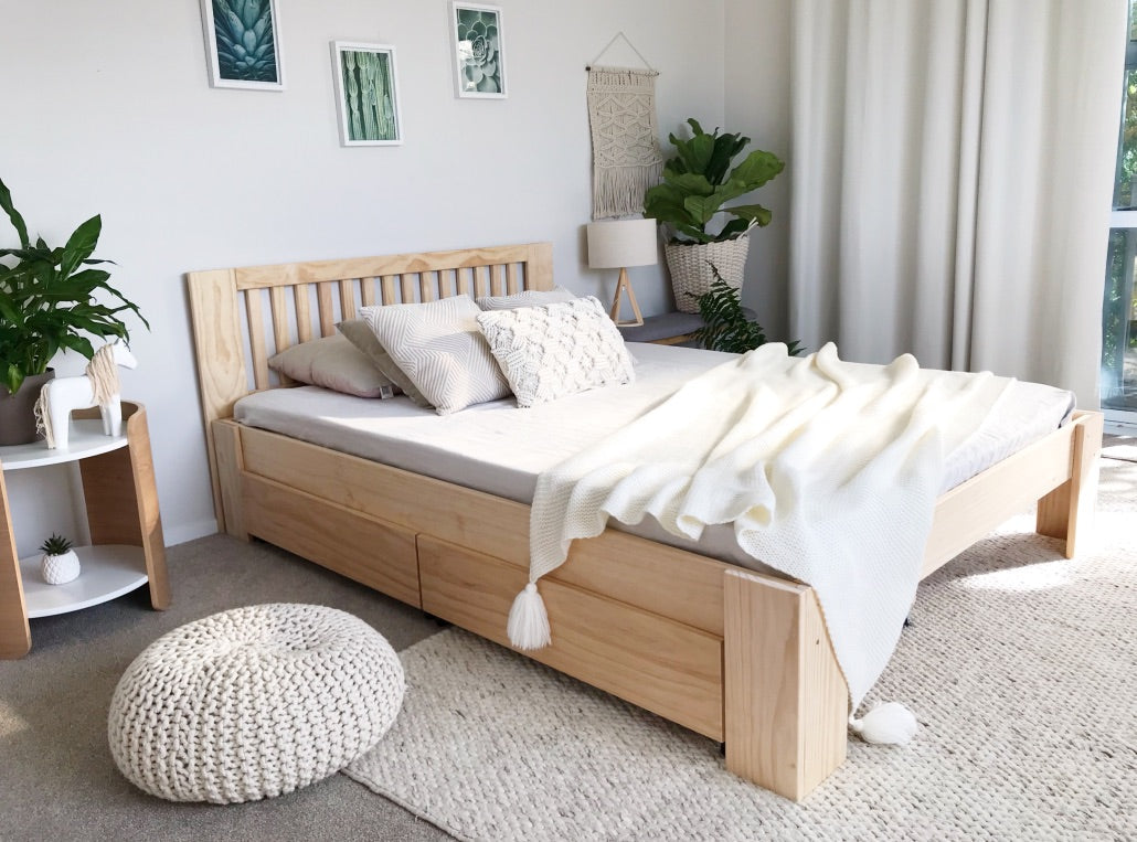 Scandi Double bed PINE